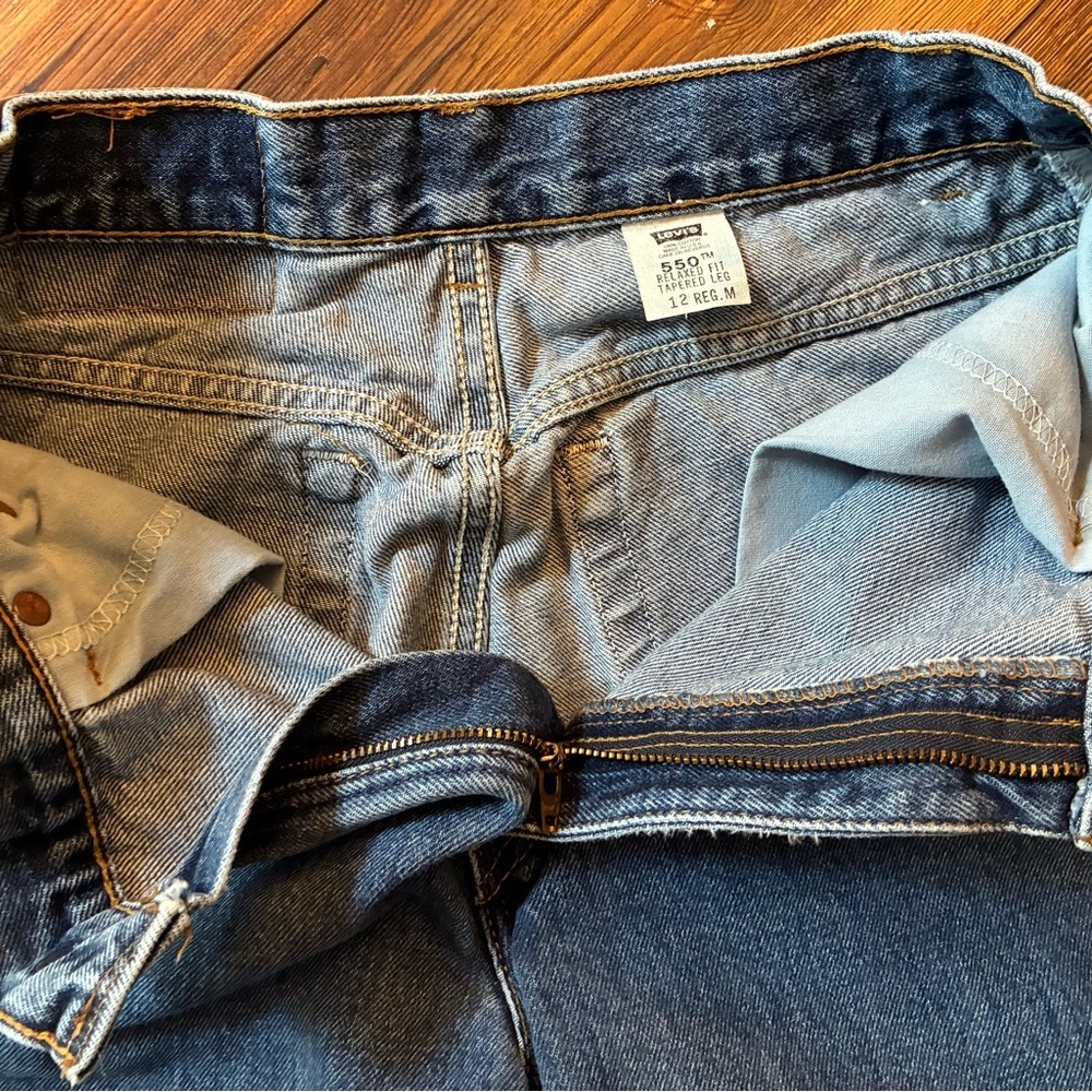 Vintage 90s Levi’s 550 Jeans Women’s 12 Regular Relaxed Tapered Made in USA - Picture 13 of 14